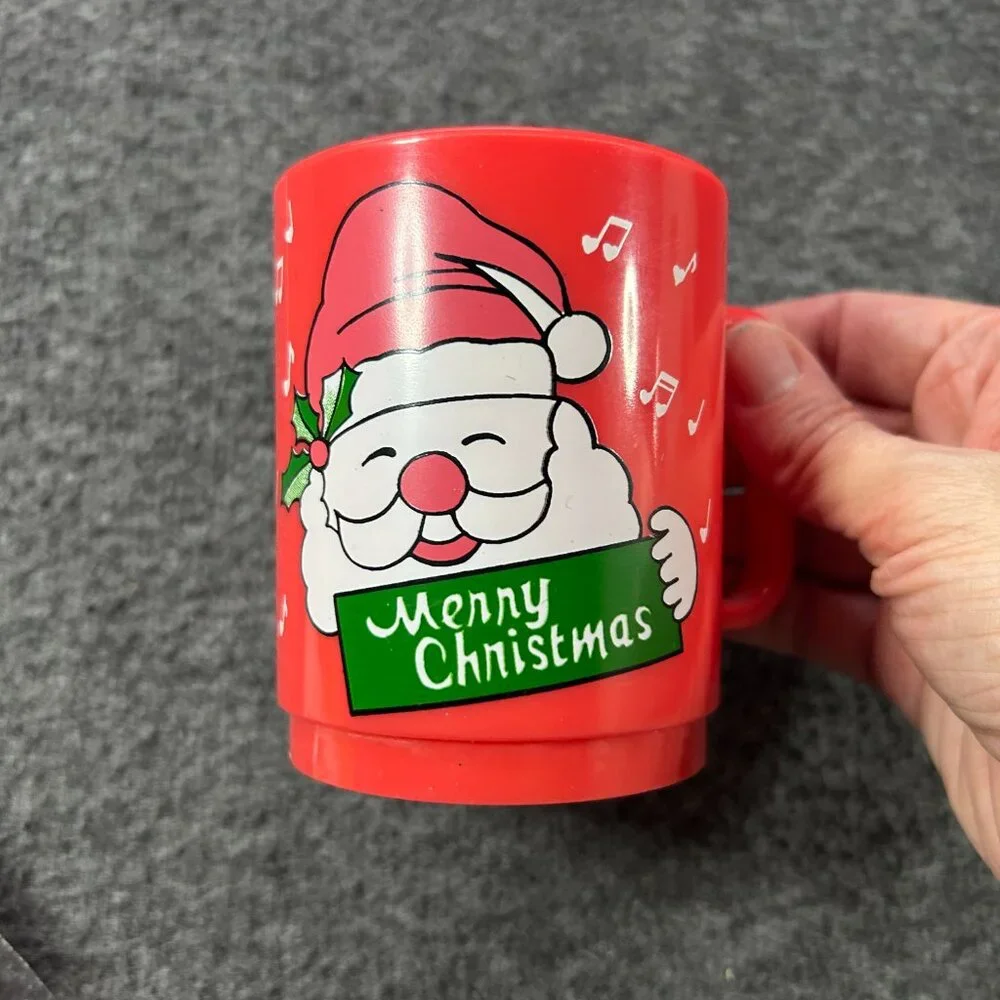 Vintage Assorted Christmas Lot of 8 Tupperware Stocking Mug‎ Coasters Potholder